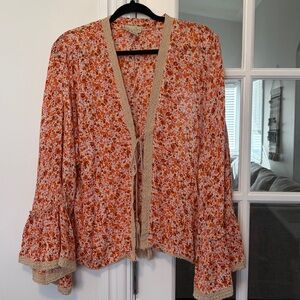 ANTHRO Nalini Floral Kimono